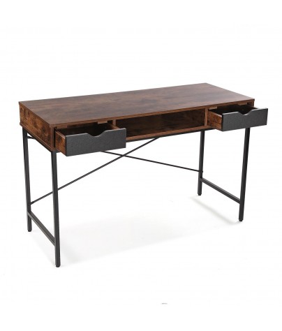 Table de bureau avec 2 tiroirs