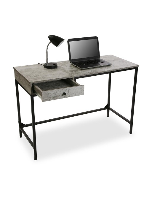 Escritorio con estructura metálica negra | Sistemas David