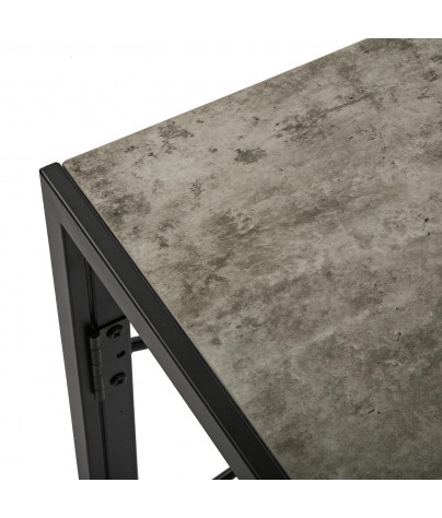 Table de bureau. Modèle gris industriel