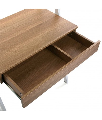 Schreibtische mit 1 Schublade und 1 Regal - Weiße Farbe