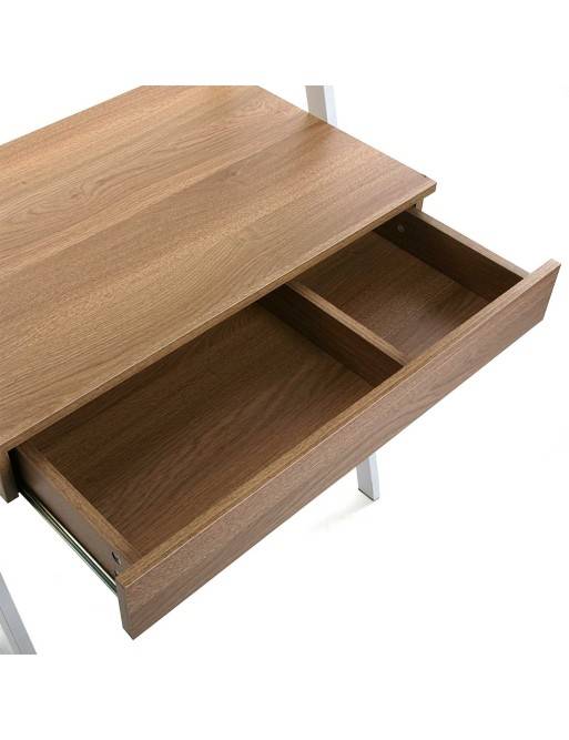 Tables de bureau avec 1 tiroir et 1 étagère - couleur blanche Tables de bureau avec 1 tiroir et 1 étagère - couleur blanche