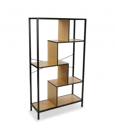 Metal shelf or bookcase with 4 shelves