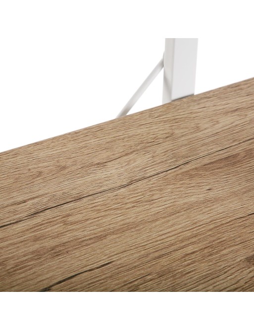 Étagère en métal avec 5 étagères en bois (XL)