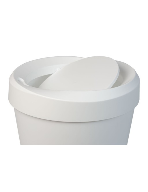 Papelera con tapa basculante capacidad 9 litros