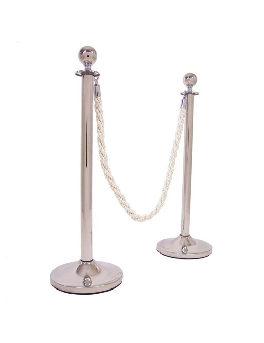 Abstandshalter aus verchromtem, Edelstahl mit rundem Kopf Abstandshalter aus verchromtem, Edelstahl mit rundem Kopf