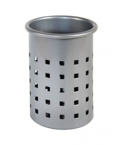 Pencil holder (Silver - square perforation)