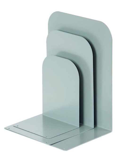 Serre-livres métallique noir et argent. Modèle Mini