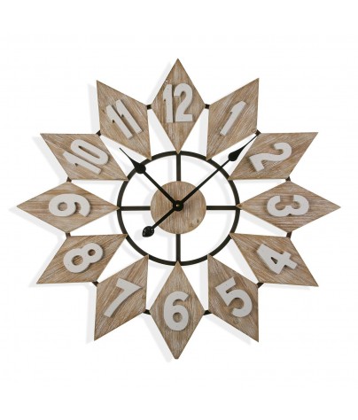 Horloge murale en bois modèle « Diamant »