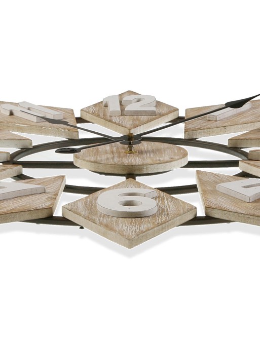 Horloge murale en bois modèle « Diamant » Horloge murale en bois modèle « Diamant »