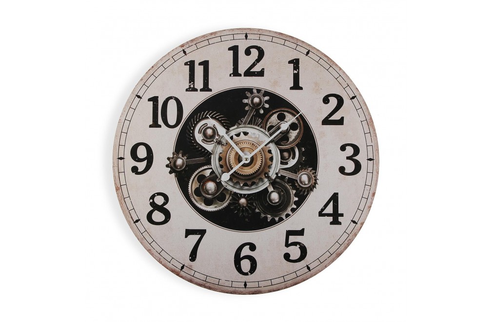 Reloj de pared de madera de 58 cm de diámetro