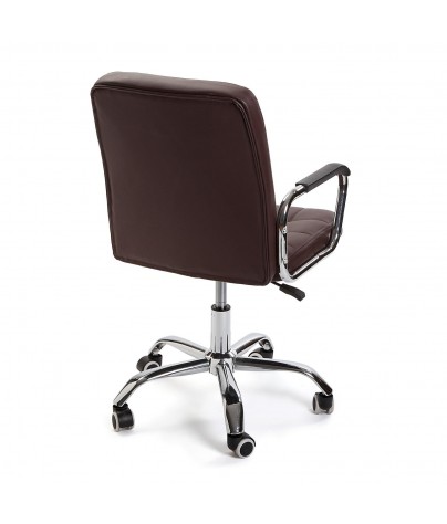 Height-adjustable office chair in brown, model “ECO“