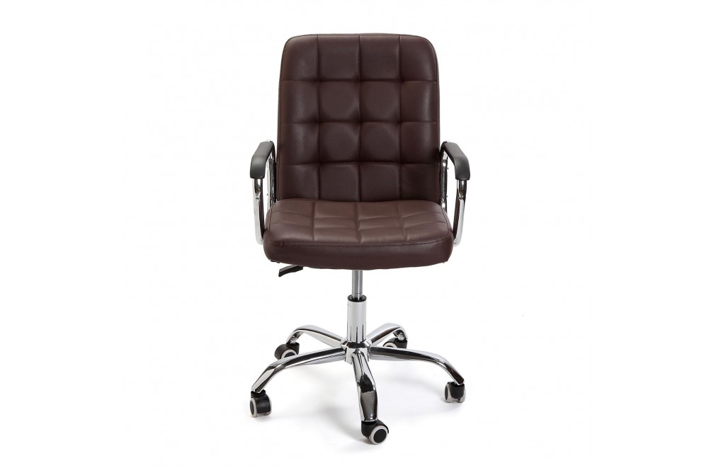 Chaise de bureau réglable en hauteur en brun, modèle "ECO"