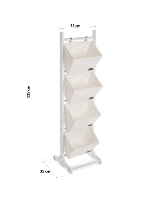 Bathroom furniture with 4 baskets, model “Cesta”