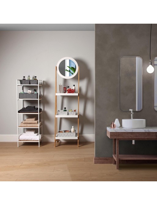 Meuble de salle de bain avec 5 étagères, modèle “Gym” Meuble de salle de bain avec 5 étagères, modèle “Gym”