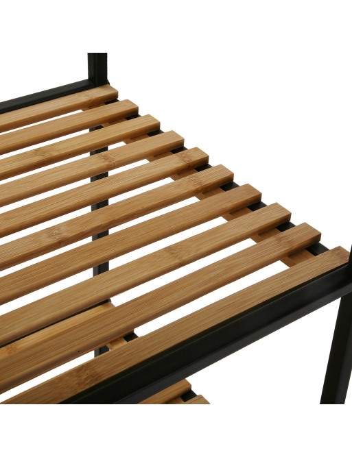 Badezimmermöbel mit 3 Regalen, Modell “Gym” - Schwarze Farbe