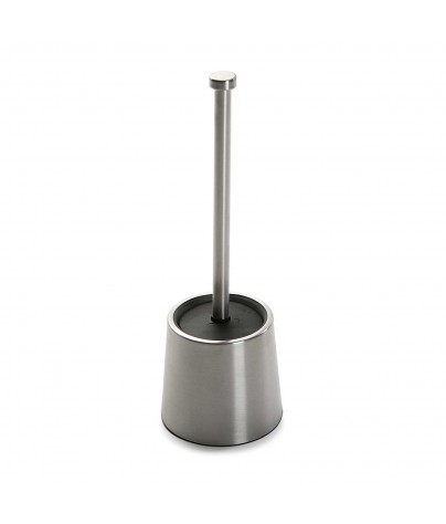 Stainless steel toilet brush holder, model “INOX”