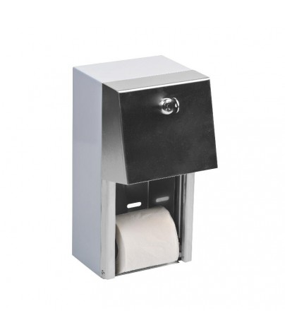 Distributeur de papier toilette ménager, Modèle “Acier inoxydable”
