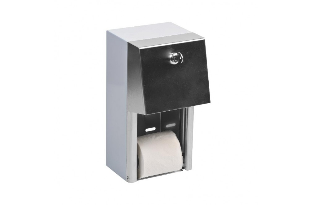 Dispensador de papel higiénico doméstico, modelo “Inox”