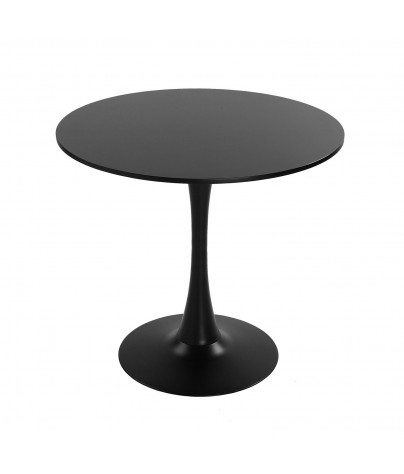 Wooden table in black, model "Seta"