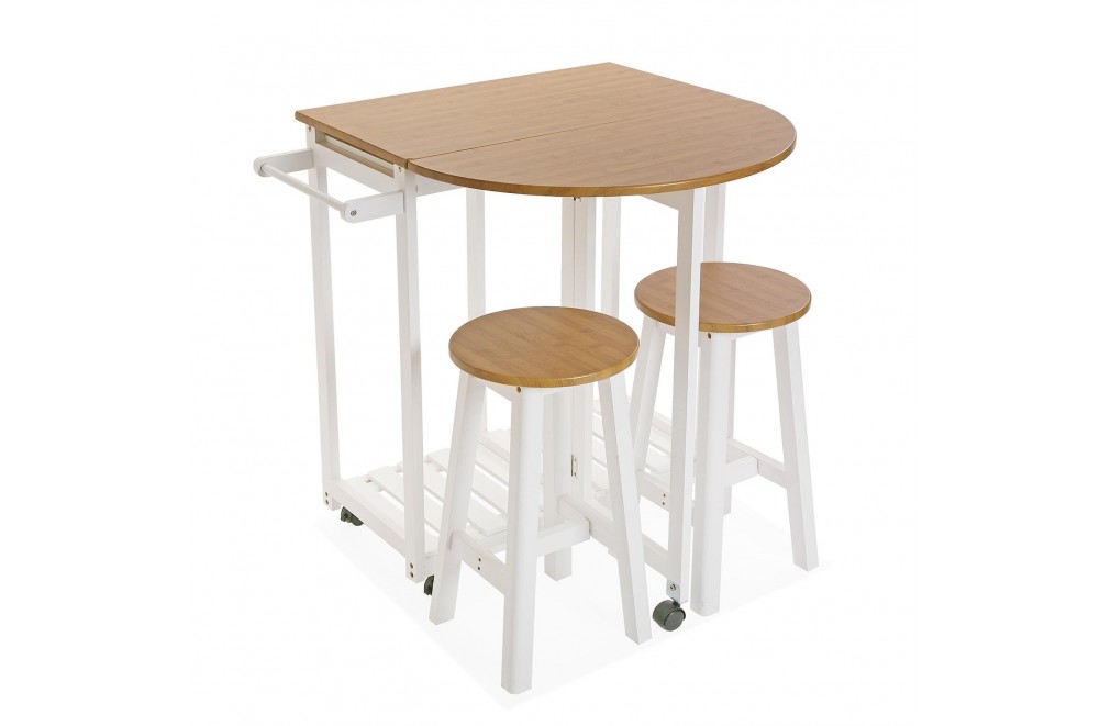 Table pliante et 2 chaises, modèle Islandia