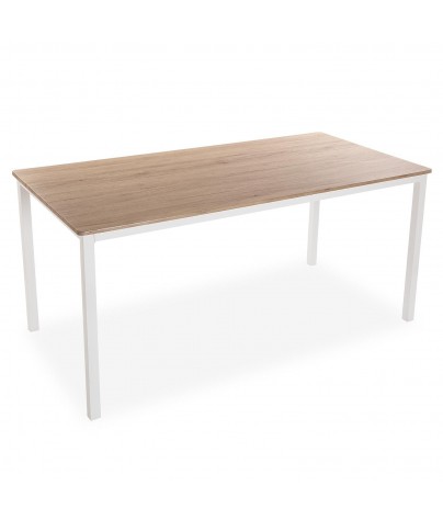 Mesa de madera, modelo Blanco 79x160x80 cm