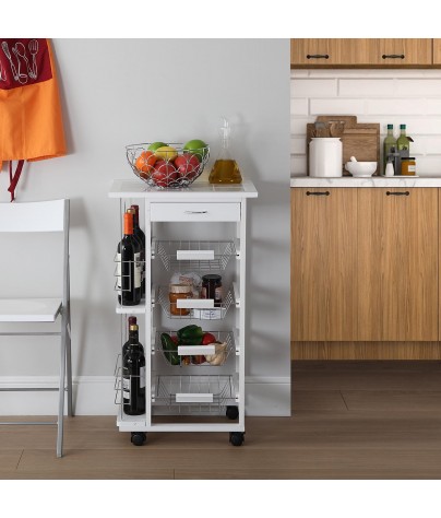 Küchenmöbel mit 1 Schublade und 4 Regalen, Modell Kit