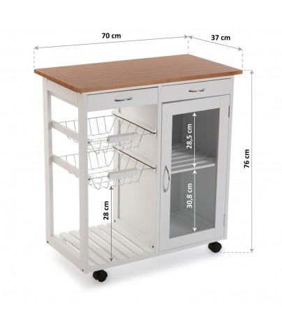 Auxiliary multipurpose kitchen cabinet