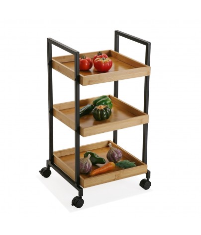 Cart with wheels and 3 shelves, model "kitchen"