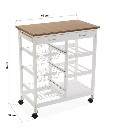 Auxiliary multipurpose kitchen cabinet, model MDF
