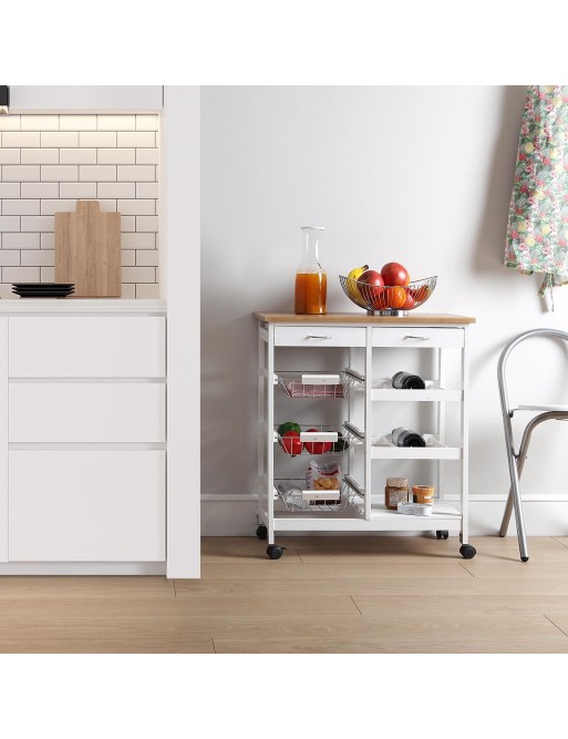 Meuble auxiliaire de cuisine polyvalent, modèle "MDF"