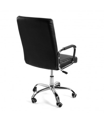 Height-adjustable office chair in black, model “Berlin“