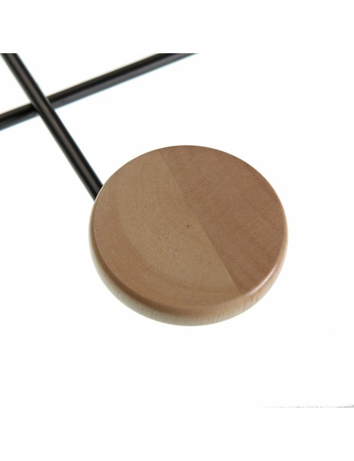 Wall-mounted rack with 6 hooks Wall-mounted rack with 6 hooks