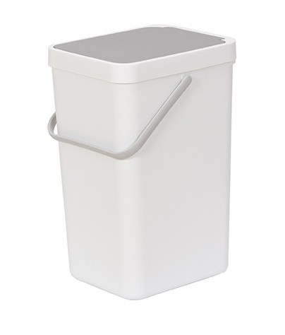 Cubo de basura para reciclaje con capacidad de 18 litros, modelo Zúrich