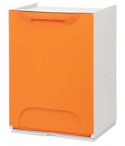 Modular garbage container. Orange