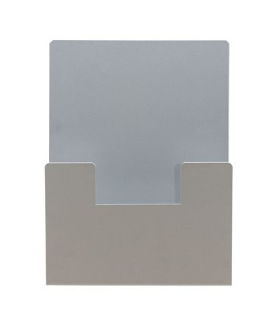 Wandprospekthalter A4V   (Silber)