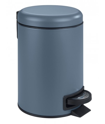 Garbage can of 3L. With invisible bag bag. Blue model