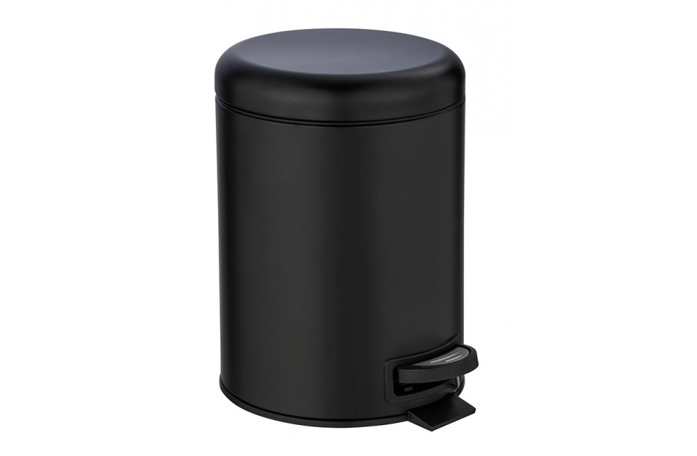 Pedal bin 20 Liters. Slow automatic closing (Black)