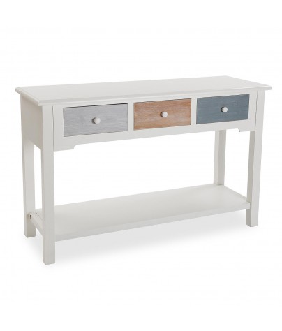Entrance table with 3 drawers, model Marine