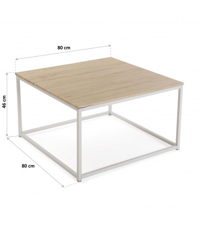 Side Table, model "Square" (White)