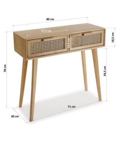 Multifunctional furniture, model Rejilla (78x80,5x30)