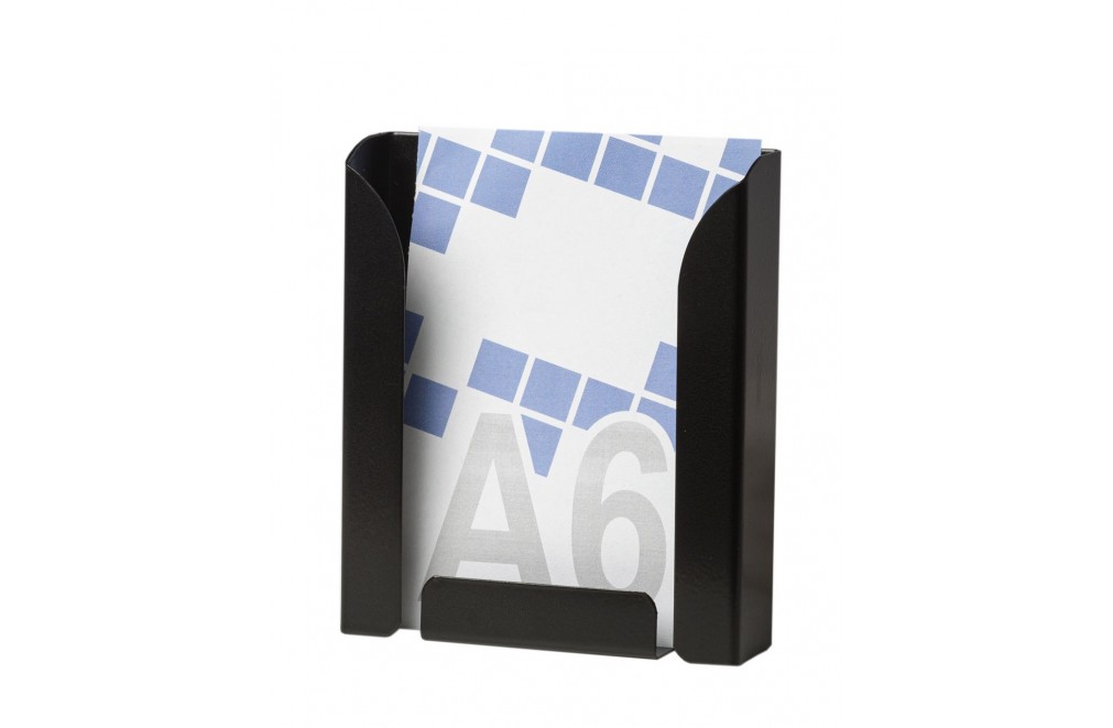 Display stand A6 (brochure holders). Color Black