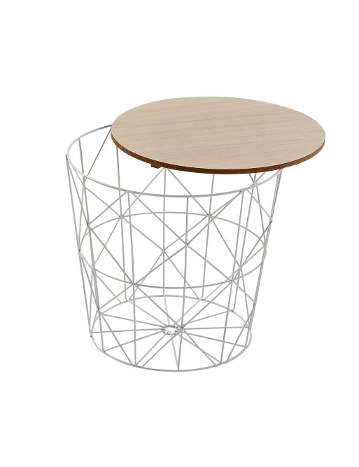 Set de dos Mesas auxiliares, modelo "Double" (Blanca) Set de dos Mesas auxiliares, modelo "Double" (Blanca)