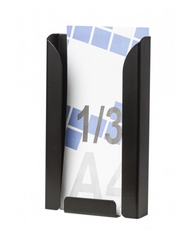 Display stand 1/3 A4V (brochure holders) (Black)