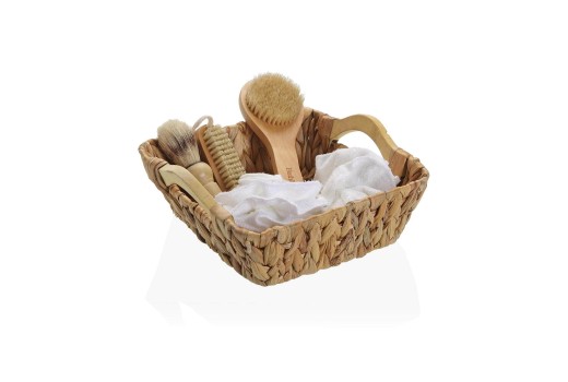 Natural fibre bath baskets